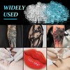 BAMTTOO 200pcs Tattoo Ink Caps Disposable Tattoo Ink Cups Pigment