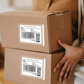 MBLABEL 1000 Pcs-7.5x5.5 Packing List Mailing Envelopes: 7.5x5.5in (14x19cm), 1000 Pcs. Clear Adhesive Shipping Label Sleeves for Small Businesses