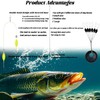 9 pieces reverse bottom rig, double hook reverse bottom rig,