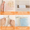 4-Piece Medium Durable Organic Cotton Mesh Laundry Bags with Sturdy