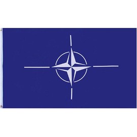 Fifi NATO (北大西洋条約機構) 旗 - 3フィート×5フィート ポリエステル(新)