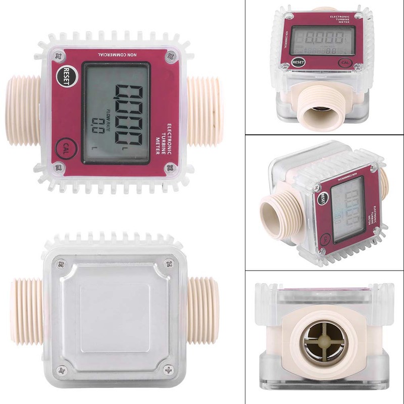 Turbine Flow Meter Turbine Meter, Chemical Flow Meter, LCD Display