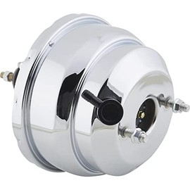 Dual Diaphragm Power Brake Booster, 8 Inch, Chrome