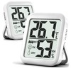 Antonki Set of 2 Thermometers, Hygrometers, Indoor Room Thermometer