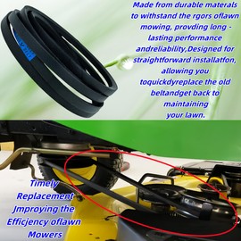 1/2" x 84 1/2" Lawn Mower Belt - Replacement for AYP 140218, Husqvarna 532140218, Murray & More - Fits Multiple Models