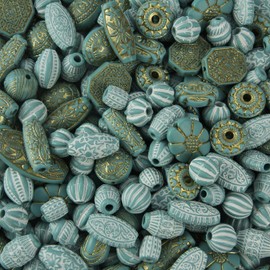 Old World Bead Mix - Turquoise