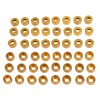 Unbranded 48X Gold Engine Bolt Cover Caps Kit For Harley