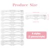 12 Pcs Reusable Eyebrow Stencils for Beginners, Eyebrow Stamp Brow