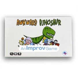 Awkward Dinosaur Side-Splitting Party Improv Card Game for Family Night, Drama Classroom, Group Dates by Tri-Pop Games