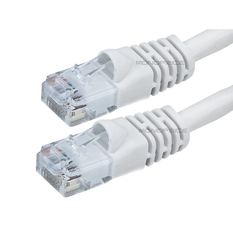 Monoprice 0.5FT 24AWG Cat5e 350MHz UTP Ethernet Bare Copper Network