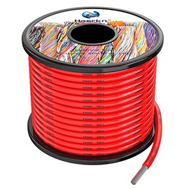 14awg Silicone Electrical Wire Cable 30ft Red 14 Gauge Hookup Wires kit Stranded Tinned Copper Wire Flexible and Soft High Temperature Resistance