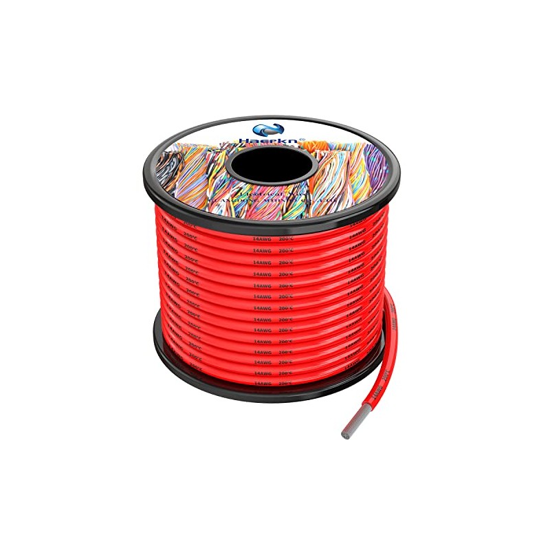 14awg Silicone Electrical Wire Cable 30ft Red 14 Gauge Hookup