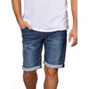 MUSTANG Men’s Chicago Denim Shorts, Regular Fit (Real X) -