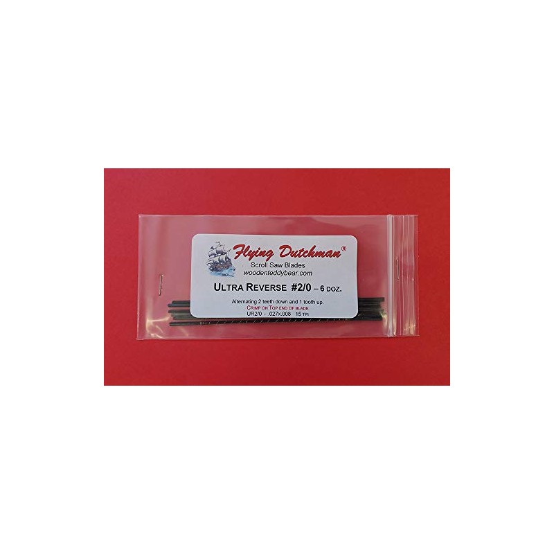 Flying Dutchman Ultra Reverse #2/0 Six Dozen Pinless Scroll Saw
