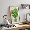 Lithobee - Cilantros Delicate Stems Graphic Riso Home Wall Art