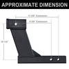 REYSUN 864081 Trailer Hitch Extender with 10-inch Riser/Drop, 2 inch