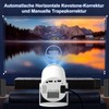 Mini Beamer 4K Unterstützt Android 11,Beamer Handy Outdoor 180°Drehbarer,Mini Projector