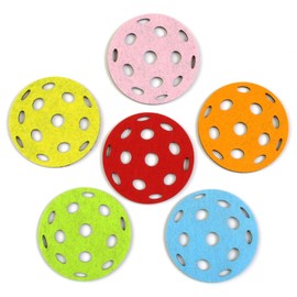 Passion for Sports Collection, 4" Fellt Coaster Set (Pickleball)