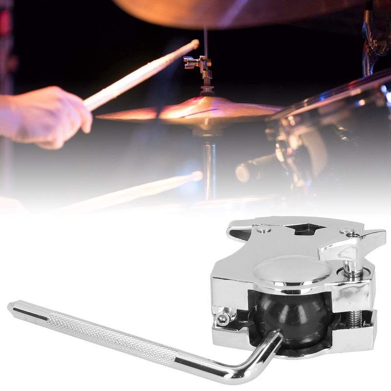 Tom Drum Rack, Silver Zinc Alloy Tom Drum Rack Mounting