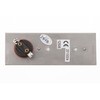 HUBER Flush-Mounted Bell Push Single Stainless Steel Door Bell Push