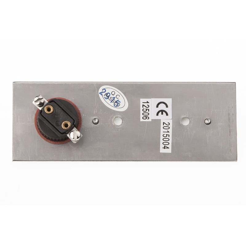 HUBER Flush-Mounted Bell Push Single Stainless Steel Door Bell Push