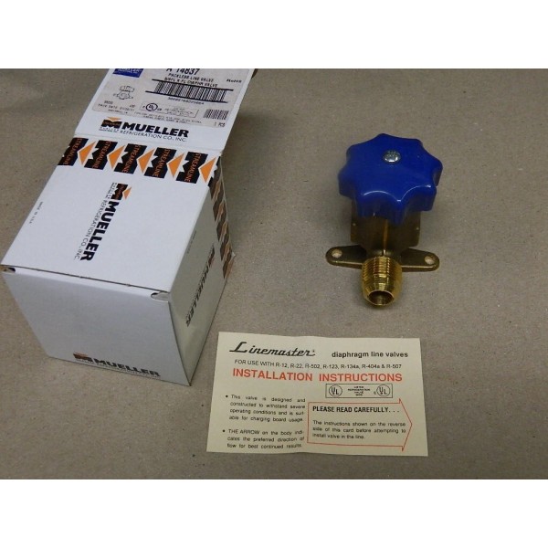 Mueller Brass A-14837 A14837 Packless Diaphragm Line Valve 5/80FL x