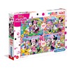 Clementoni 07615 07615-Supercolor Minnie Helpers 2 x 20pc + 2X