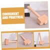 SEWACC Wooden Mallet Hand Tool for Woodworking and Leathercraft Ergonomic