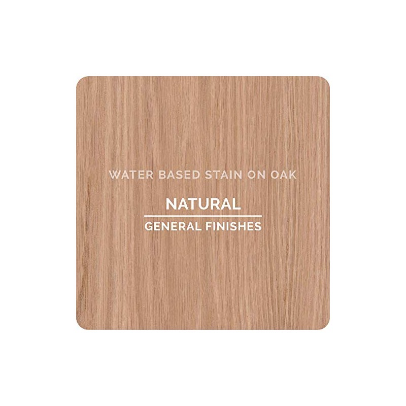 General Finishes Water Based Wood Stain, 1 Pint, Natural