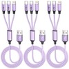 2 USB-C/IP Multi Charging Cable, Charging Cords for Multiple Devices,