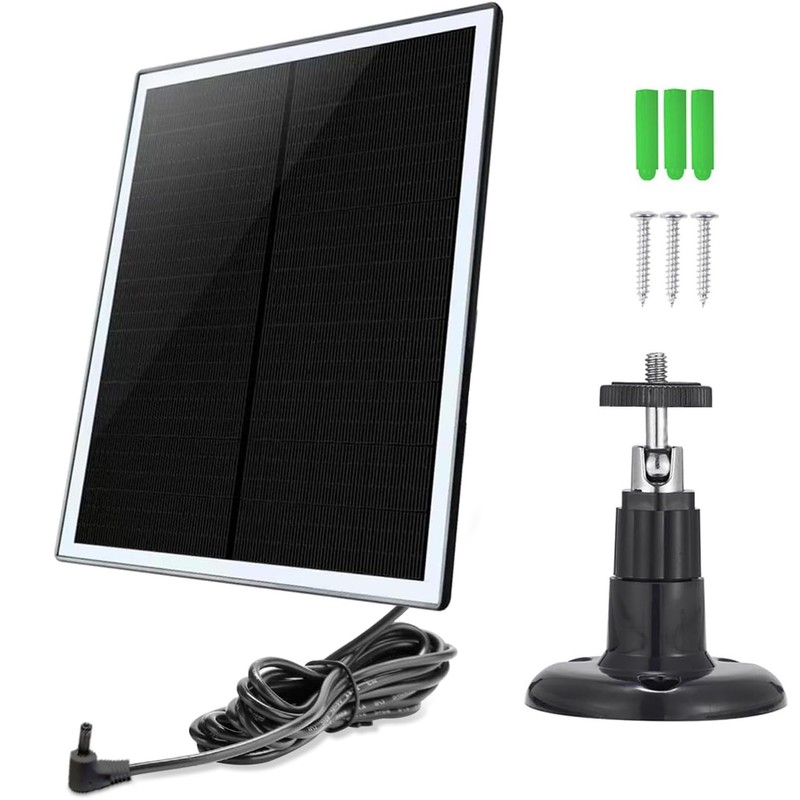Ri ng Camera Solar Panel, Compatible with Ring Stick Up