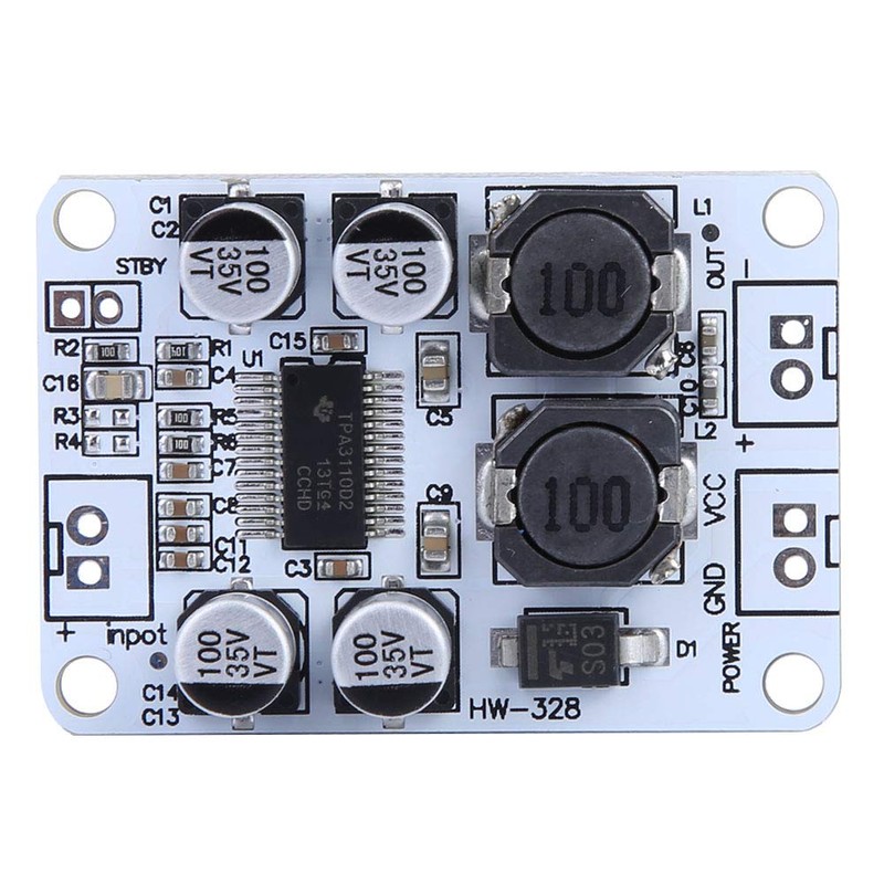 Audio Amplifier Board, 30 W Power, Mono Digital Amplifier Board