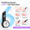 Gelike ec 6-in-1 gel nail glue, 7 ml (glue-002)