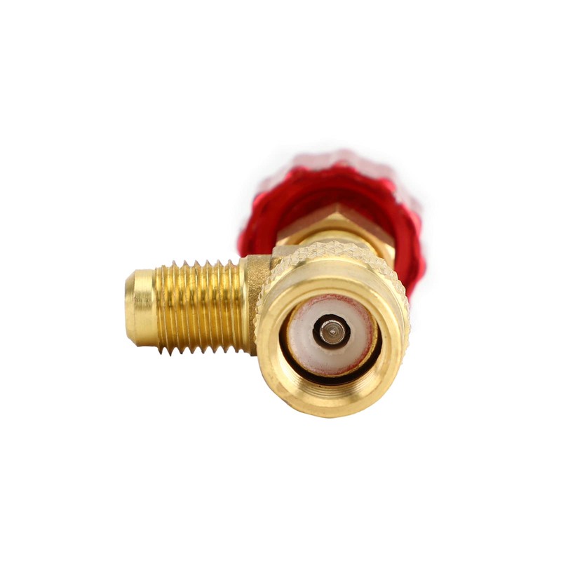 Areyourshop R410A Refrigeration Charging Valve Adapter 1/4" SAE Male to