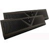 TruAire Oil Rubbed Bronze Finished Baseboard Register - 2 Pack