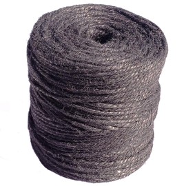 Twine Jute Twine Black Jute Twine | 100% Jute Yarn Made of Dyed Natural Fibre | 100 m Triple Twisted | Garden Cord | Parcel Cord | Environmentally Friendly Twine | Natural Cord - Extra Strong