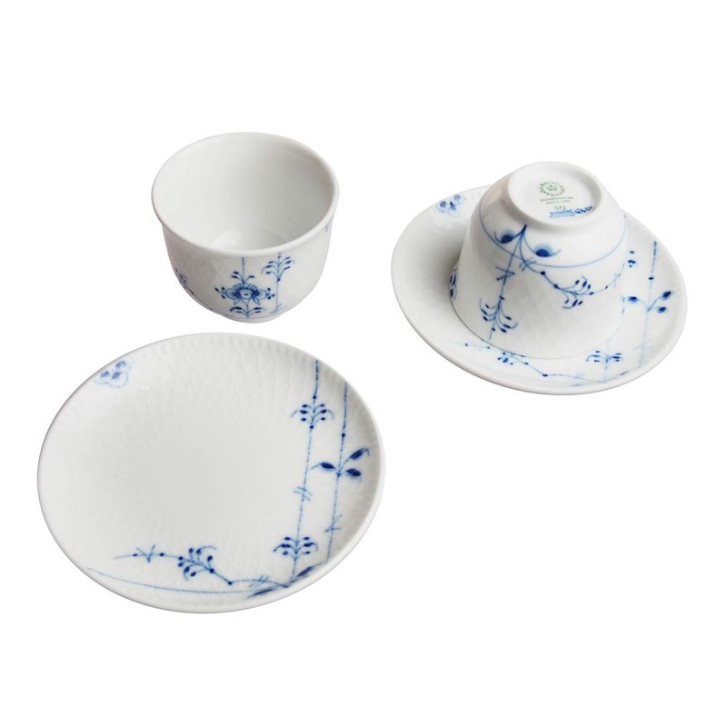 ROYAL COPENHAGEN 2-500-031 Cup _ Saucer, Blue, 4.2 fl oz