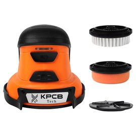 KPCB Tech Electric Ice Scraper for Car Windshield, Electric Snow Scraper for Window, Ice Removal Tools Rechargeable with USB Cable, Cleaning Brush & Polish Accessories