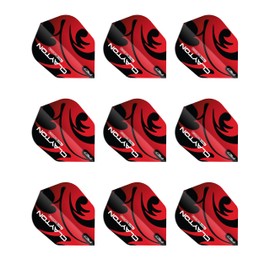 RED DRAGON Professional Player Jonny Clayton Hardcore Shape No. 6 Extra Thick - 100 Micron - Dart Flights 3 Sets Per Pack (9 Dart Flights in total)