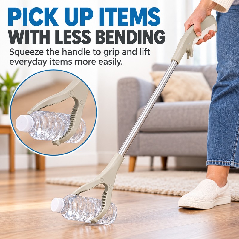 15.8-Inch Reacher Grabber for Home & Outdoor Use – Rotating