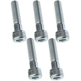 AERZETIX - C47717 - Set of 5 - Bolt Hexagon Socket Screws M10 x 45 - with Hexagon Socket Head - Diameter 10 x 45 mm - DIN 912 - Class 8.8 - Galvanised Steel - DIY - Assembly Tool Hardware