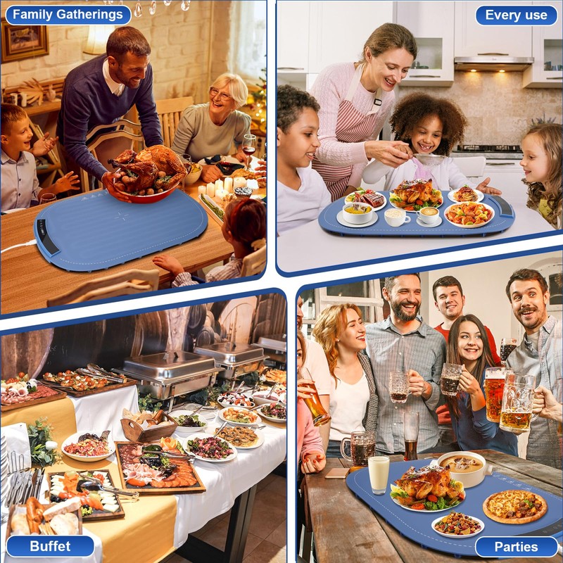 Eascor Warming Mat for Food, Full Surface Rapid Food Heating