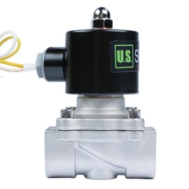 U.S. Solid Smart Solenoid Valve - 3/4 inch Wi-Fi APP-Controlled Stainless Steel Solenoid Valve, 110V AC