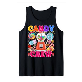 Candyland Candy Crew For Decorations Sweetie Candy Squad Tank Top