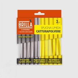 La Briantina Schwamm-Set aus PVA, 2 Stück, Reinigung von Fensterrahmen, Möbeln und unebenen Oberflächen – Reinigung ohne Reinigungsmittel, 11,5 x 5 x 4 cm