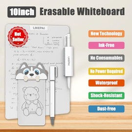 Juego de pizarras blancas mágicas para padres e hijos, de 10 + 5.5 pulgadas, nueva tecnología borrable para garabatos de reemplazo de tablet LCD, rega