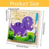 Wooden Picture Cube, 3D Cube Puzzle, Puzzle Games, 6-in-1 Dinosaur