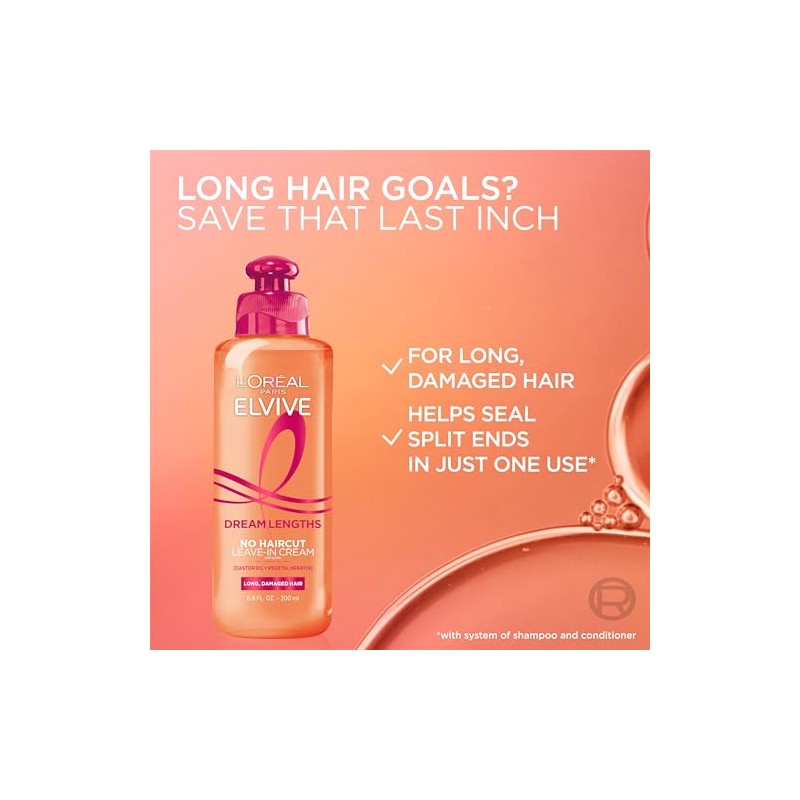 L'Oreal Paris Elvive Dream Lengths No Haircut Cream Leave In