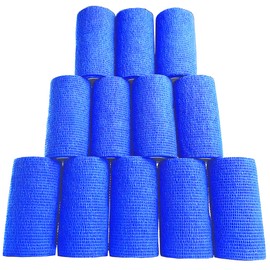 Inksafe Blue Cohesive Cohesive Bandages Cohesive Bandage 10cm x 4.5m Box of 12