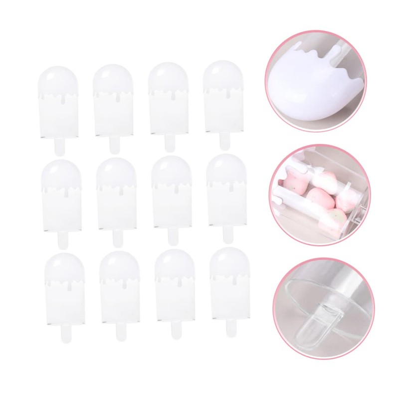 Operitacx 12pcs Ice Cream Box Ice Cream Party Favors Cartoon